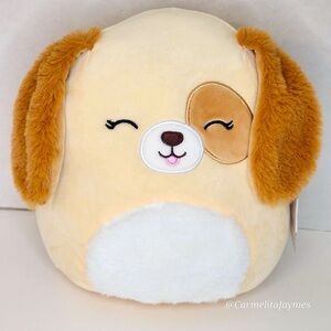 HARRISON 🐶 Fuzzy Ears Cream Puppy Dog Original Squishmallow By Kellytoy NWT